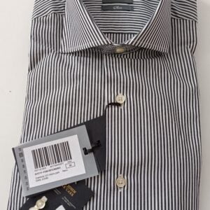 Camisa rayas blancas y negras (UO Micro pari)