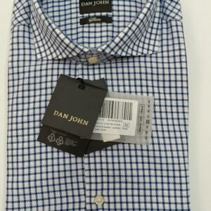 Camisa cuadros pixelato royal Dan John